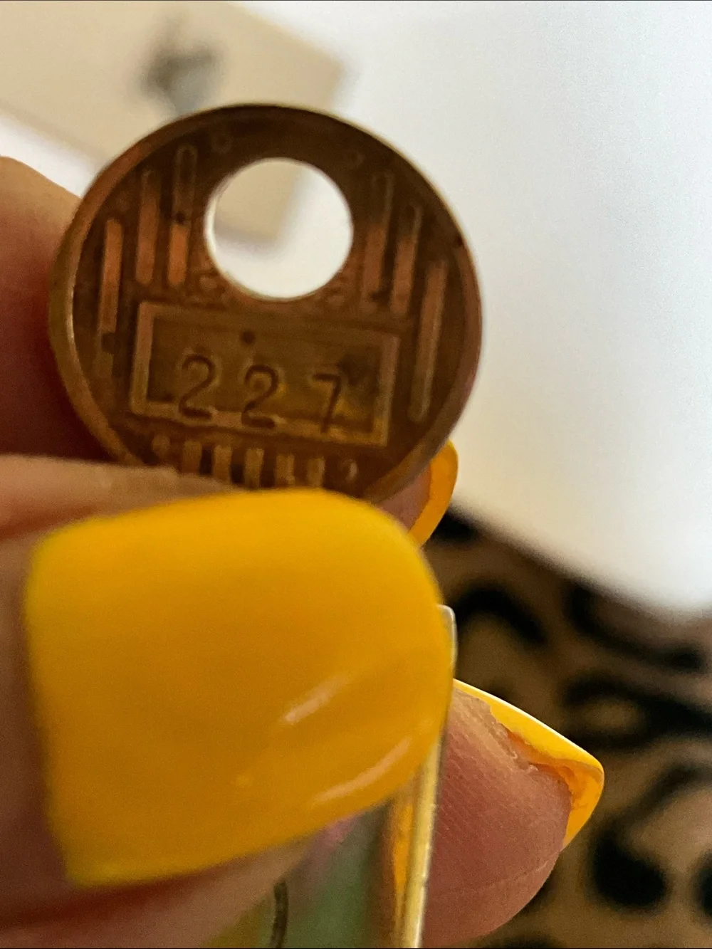 Louis Vuitton Gold Padlock & Key w/ 18K Gold Plated Necklace